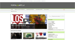 Desktop Screenshot of portaldearte.cl